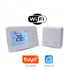 Беспроводной WiFi термостат для котлов (газовых и електрических) Ecoset AC8048RF-G WIFI (WIFI Tuya Version)