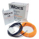 Тёплый пол WOKS - 18 двухжильный кабель 2430 Вт (длина 136 метров).