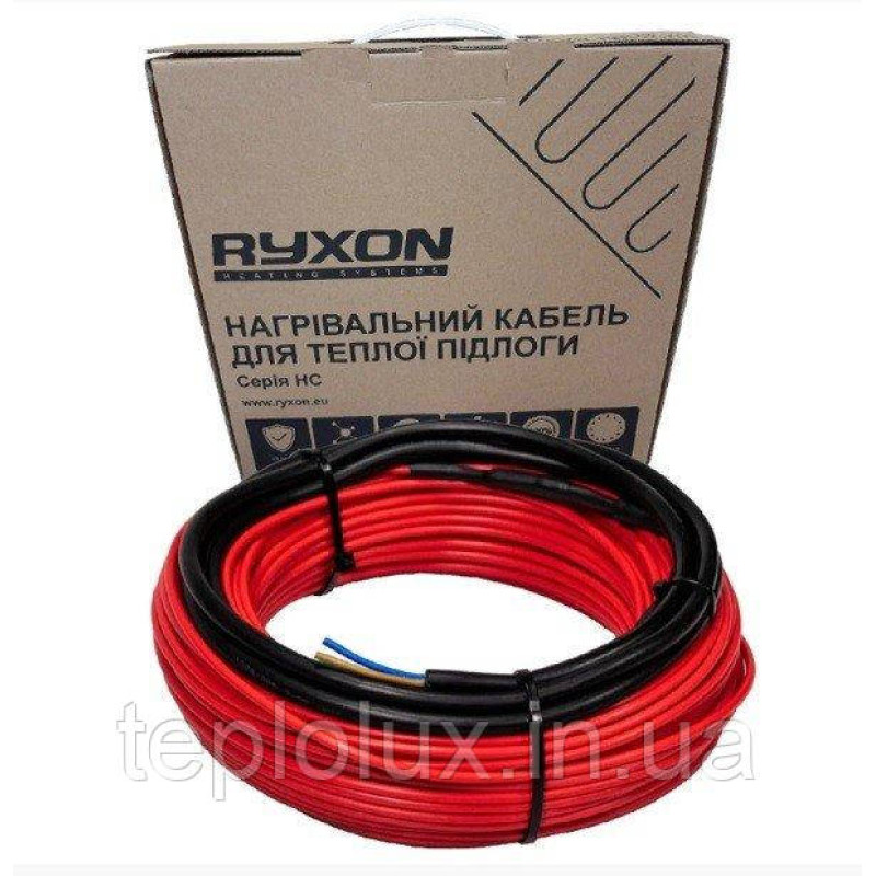 Двожильний нагрівальний кабель Ryxon 20 HC - 1800 Вт (90 м) (523-15546)