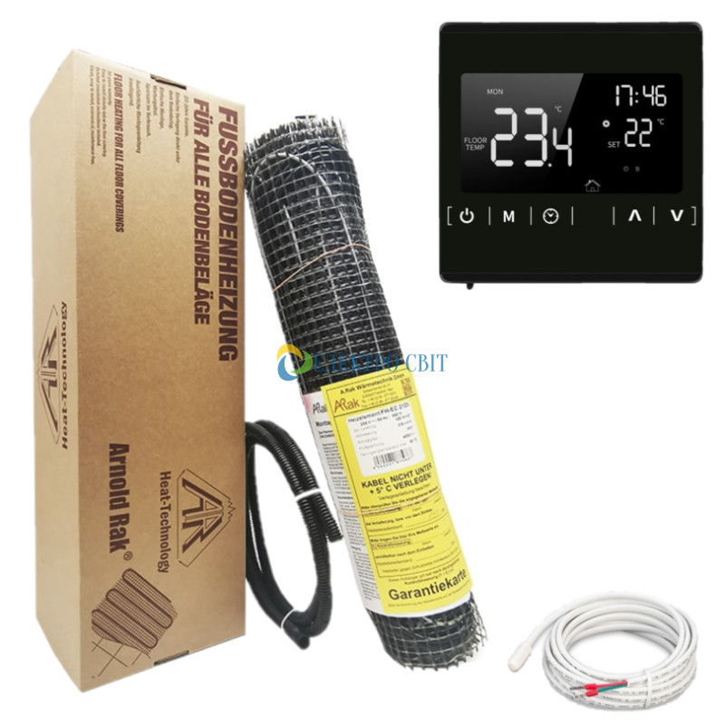 Мат для теплої підлоги Arnold Rak Standart FH-EC 2105 (0,5 м2) з терморегулятором Ecoset 1822
