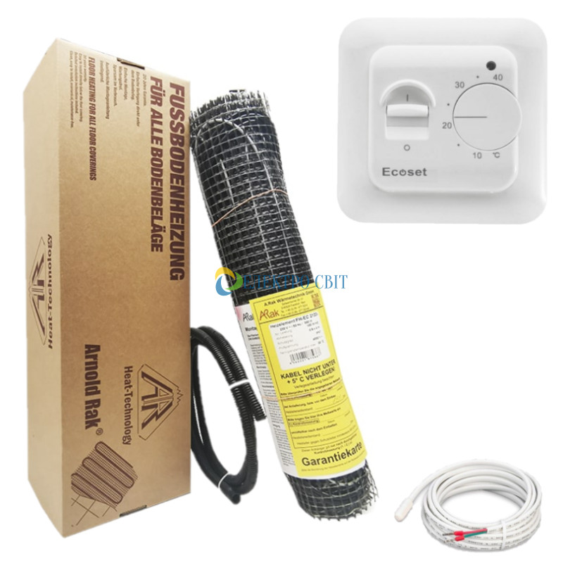 Мат для теплої підлоги Arnold Rak Standart FH-EC 2110 (1,0 м2) з терморегулятором RTC 70.26