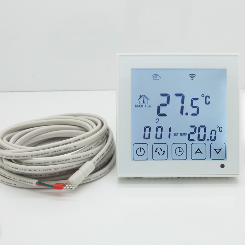 Терморегулятор Ecoset BHT-323 WIFI програмований з датчиком підлоги 3м