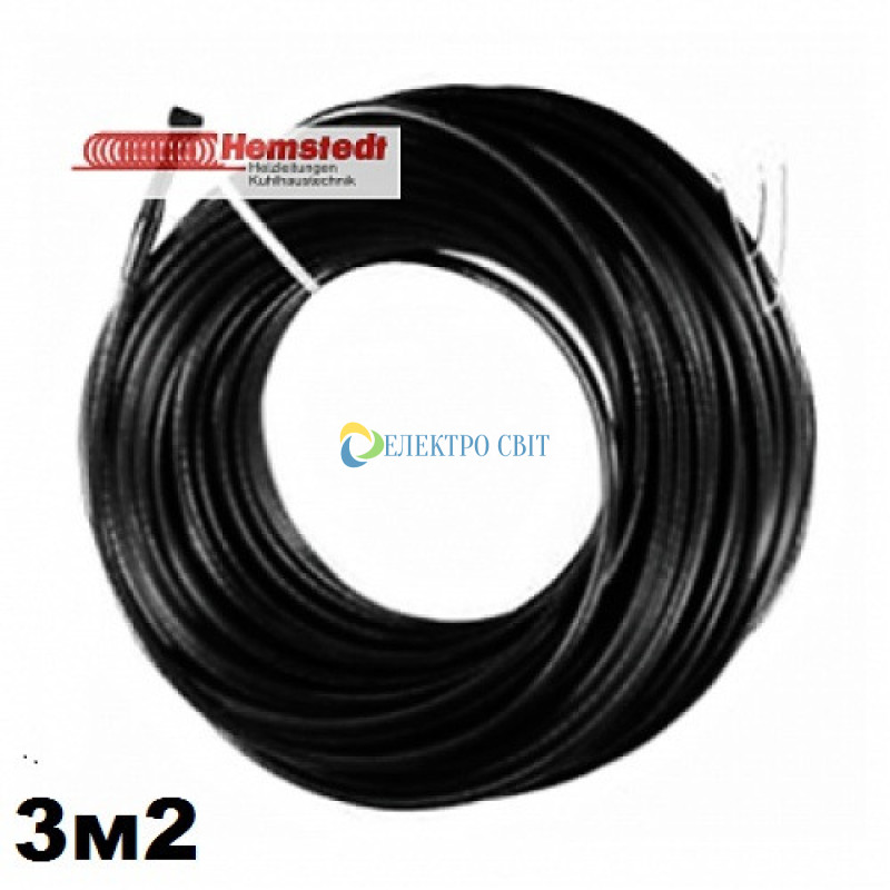 Кабель теплого пола Hemstedt BR-IM 31м-500W (2,8-3,6 м2)